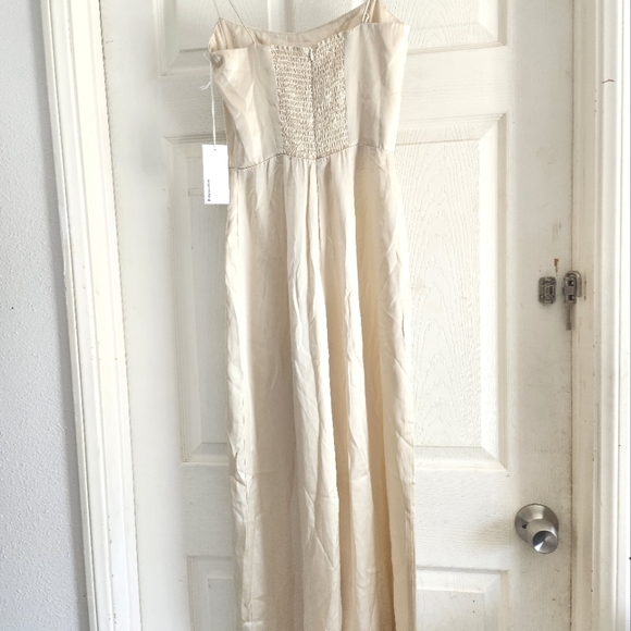 Reformation - Sage Silk Jumpsuit - Picture 4 of 7